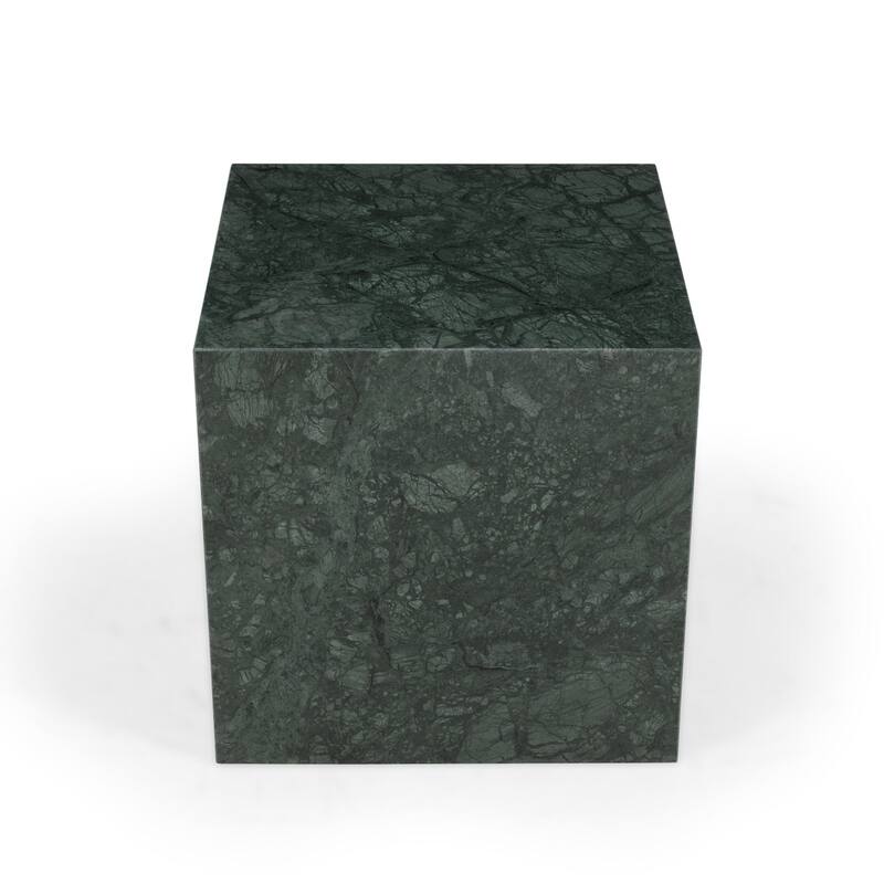 Geometric Cube Side Table - 18" - Green