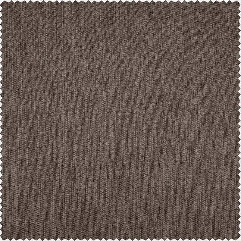 Exclusive Fabrics Faux Linen Room Darkening Tie-Up Window Shade (1 Panel)