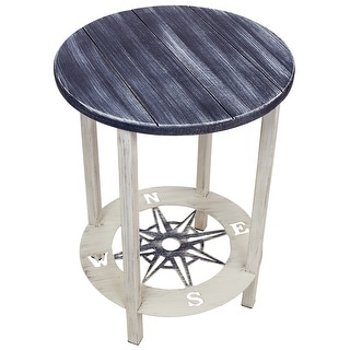 Coastal Round End Table - Bed Bath & Beyond - 36254038