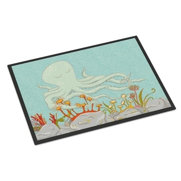 Carolines Treasures BB8538MAT Octopus Underwater Scene Indoor or Outdoor Mat - 18 x 27 in.