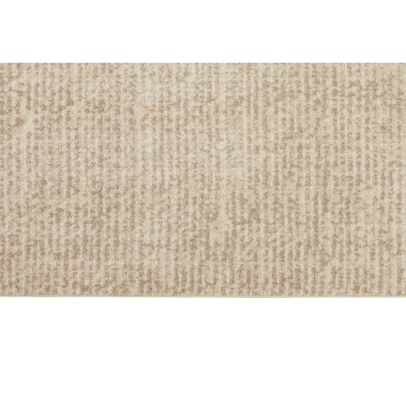 Calvin Klein Etched Indoor only Beige Solid Area Rug - Ivory/Beige - 3' 2" x 5' - Rectangle