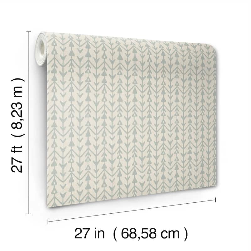 Soissons Martigue Stripe 27 In W X 27 Ft L Wallpaper