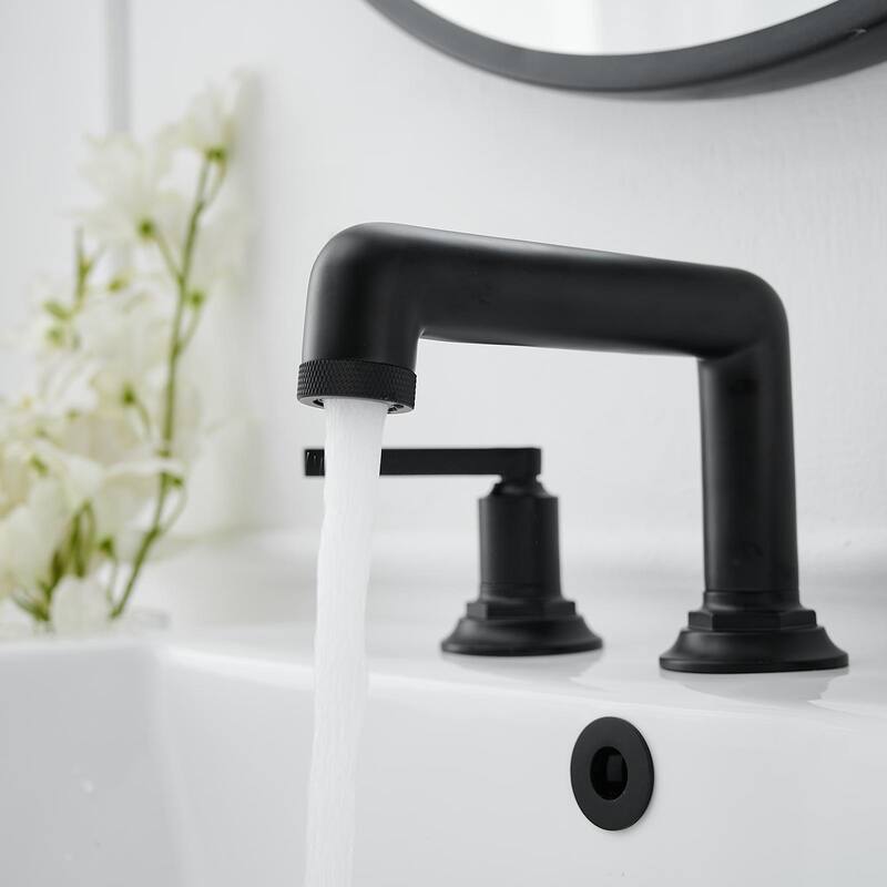 Widespread Bathroom Faucet 3 Holes Vanity Sink