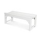 preview thumbnail 6 of 10, POLYWOOD Traditional Garden 48" Backless Bench White