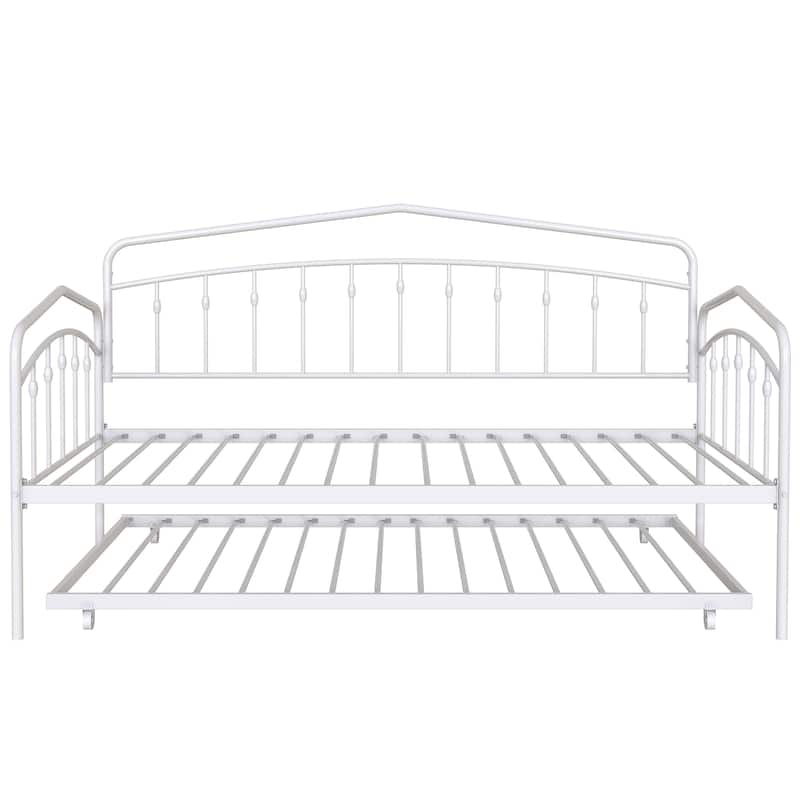 Daybed with twin trundle, Black
