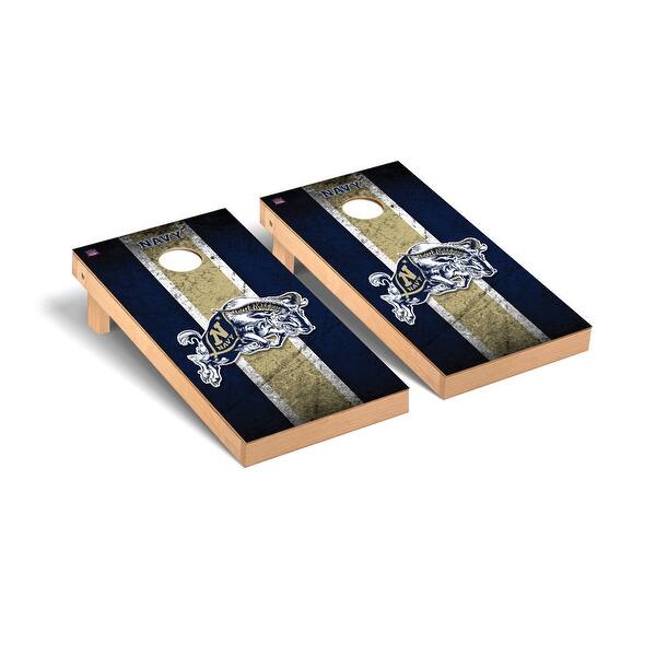 slide 2 of 5, Naval Academy Midshipmen 2x4 Pro Cornhole Boards - V7 Include Carrying Case