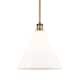 Option Brushed Brass / Matte White