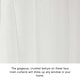 preview thumbnail 7 of 43, Nautica Cordelia Crushed Sheer Grommet Window Curtain Wide Panel Pair