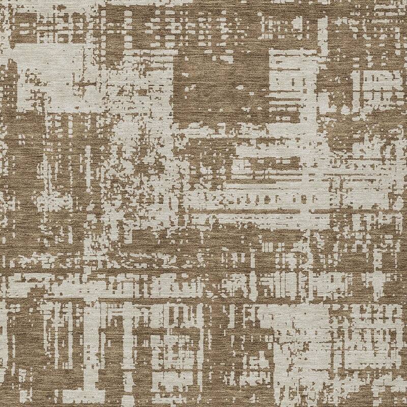 HomeRoots Abstract Transitional Rectangle Outdoor Rug