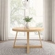 preview thumbnail 31 of 36, Plank and Beam Classic Solid Wood Round Dining Table - 47"