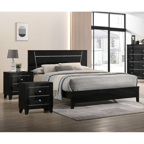 Furniture of America Larking Contemporary Wood 3-Piece Bedroom Set