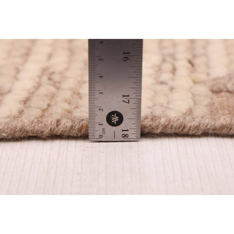 ECARPETGALLERY Hand-knotted Looma Beige Wool Rug - 8'3 x 10'0