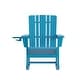 preview thumbnail 42 of 42, Commercial All-Weather Rocking Adirondack Chair with Swiveling Cupholder