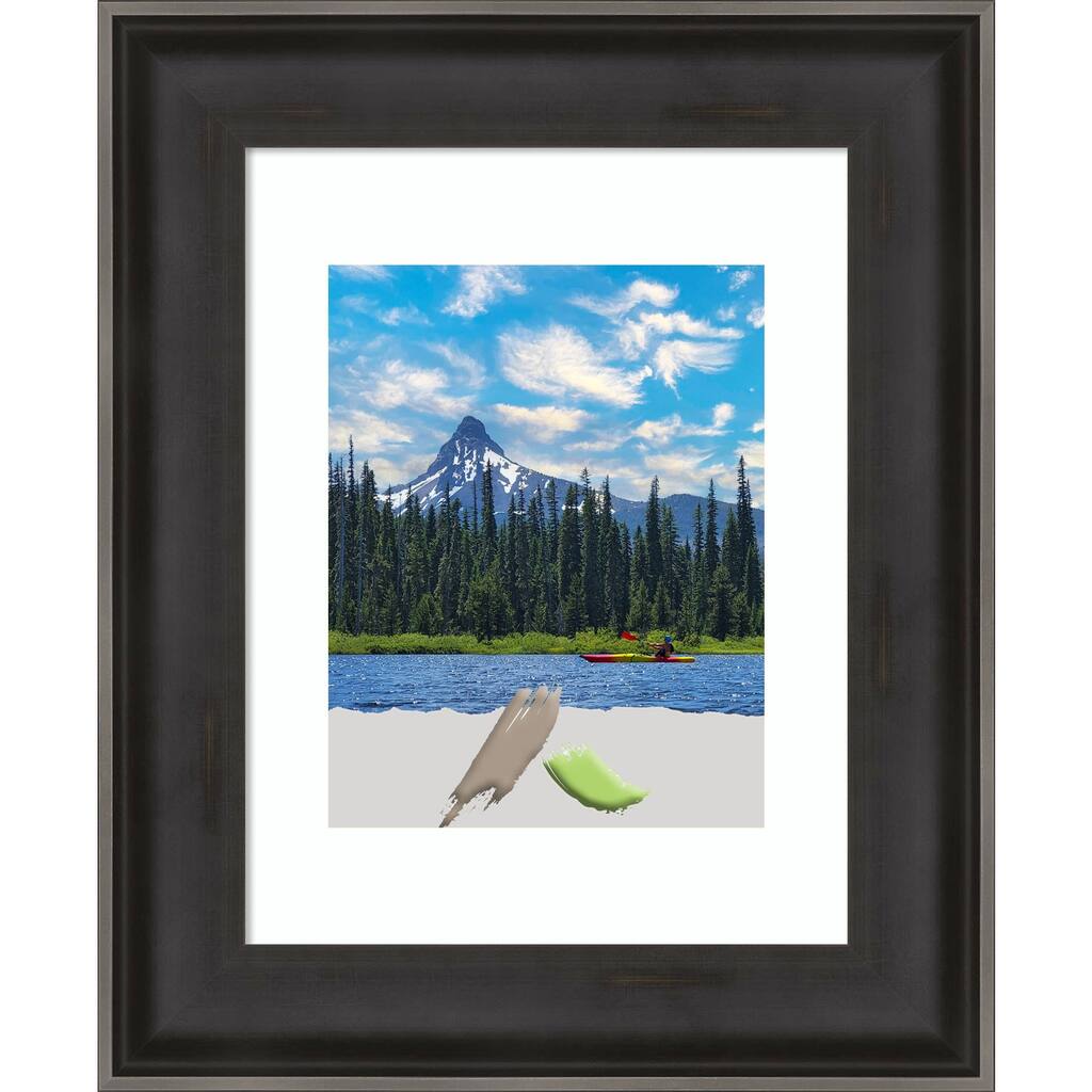 Allure Charcoal Wood Picture Frame, Photo Frame, Art Frame - Overstock ...
