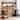 Moasis 59 Inch Computer Gaming Desk with Hutch and Bookshelf Home Office Desks with 3 Drawers