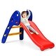 preview thumbnail 1 of 7, 2 Step Children Folding Plastic Slide - 43" x 21" x 28" Red