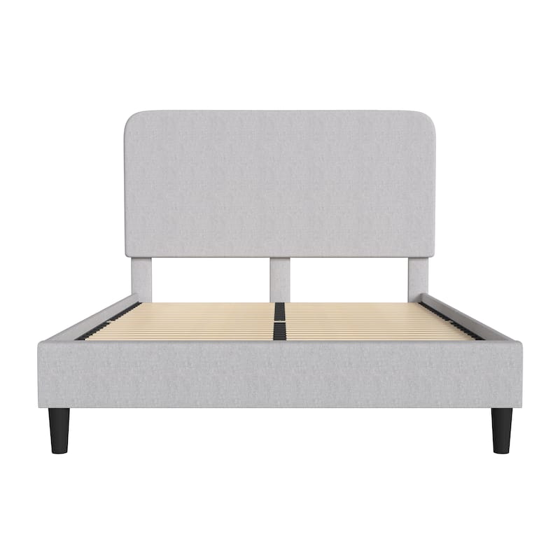 Upholstered Platform Bed with headboard