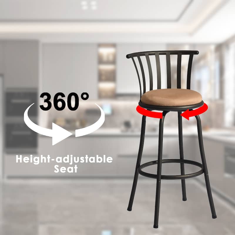 Homylin Swivel Bar Stools Set of 3 for Home Kitchen - N/A
