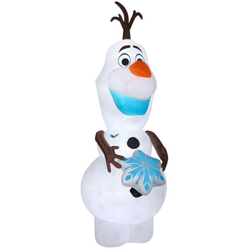 Gemmy Christmas Inflatable Olaf with Snowflake, 11 ft Tall
