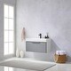 preview thumbnail 47 of 117, Vegadeo Bath Vanity with One-Piece Composite Stone Sink Top