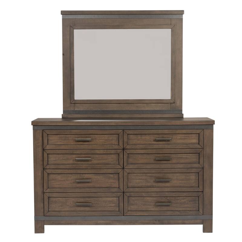 Liberty Furniture Thornwood Hills Bookcase Bed, Dresser & Mirror, Chest, Night Stand - King or Queen