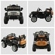 preview thumbnail 5 of 13, 12V Off-Road Truck Ride-On for Kids, Remote Control, MP3, Working Horn, High/Low Speed, Black
