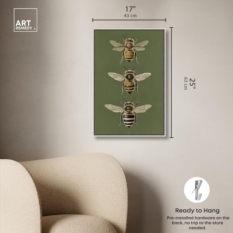 Anatomy of the Bee Canvas by Art Remedy