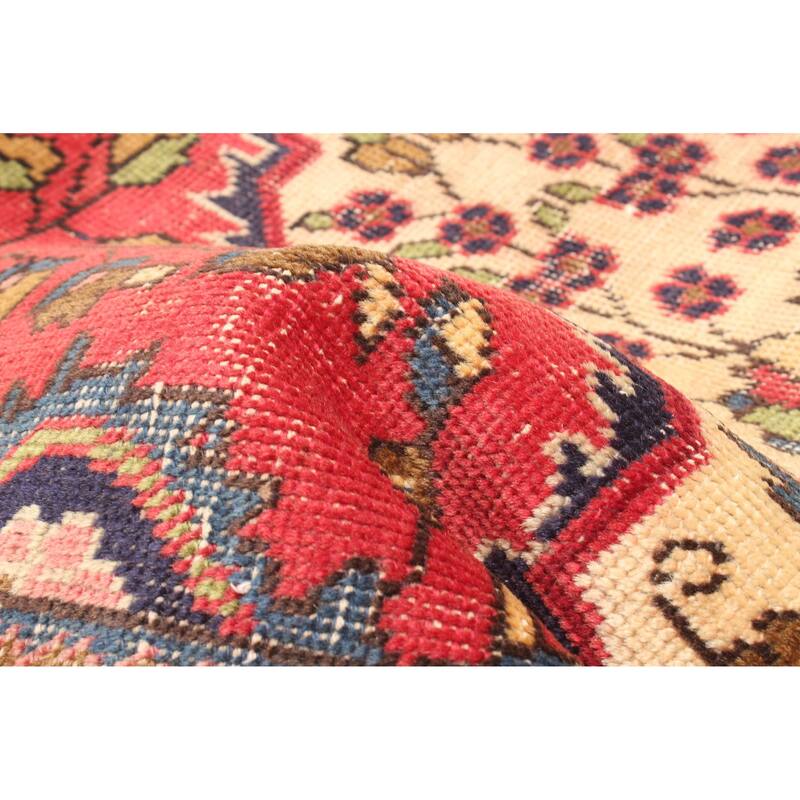 ECARPETGALLERY Hand-knotted Andelz Red Wool Rug - 3'1 x 4'5