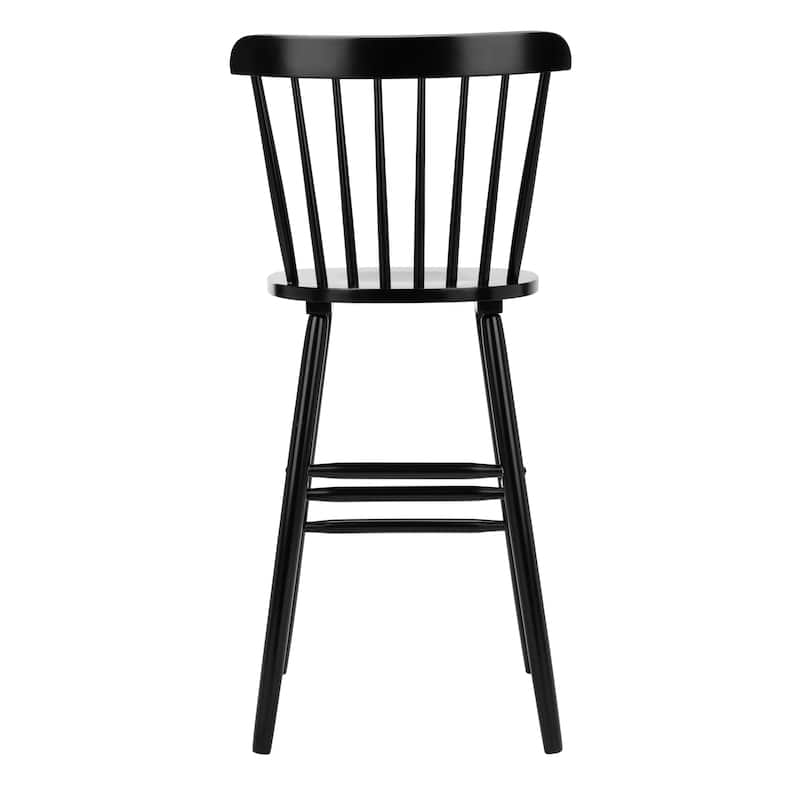 SAFAVIEH Aida 30-inch Spindle Farmhouse Bar Stool (Set of 2) - 19.9" x 19.8" x 38" - 20"W x 20"D x 43"H
