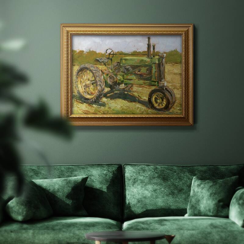 Rustic Tractors I Premium Framed Canvas- Ready to Hang