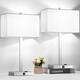 Option White Linen & Brushed Nickel(Base)