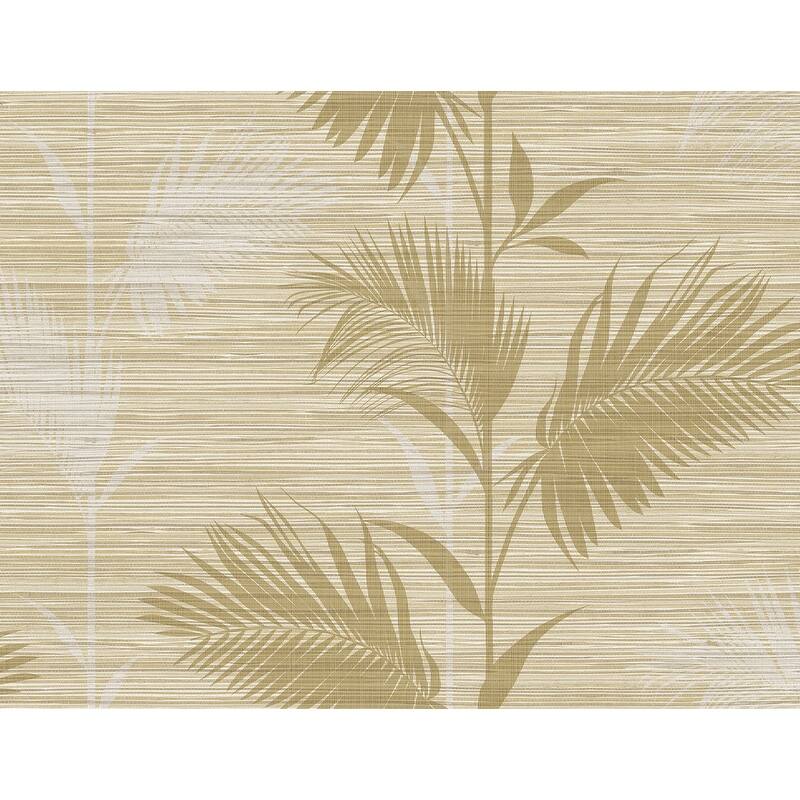 Kenneth James Away On Holiday Beige Palm Wallpaper - 27in x 324in x 0.025in