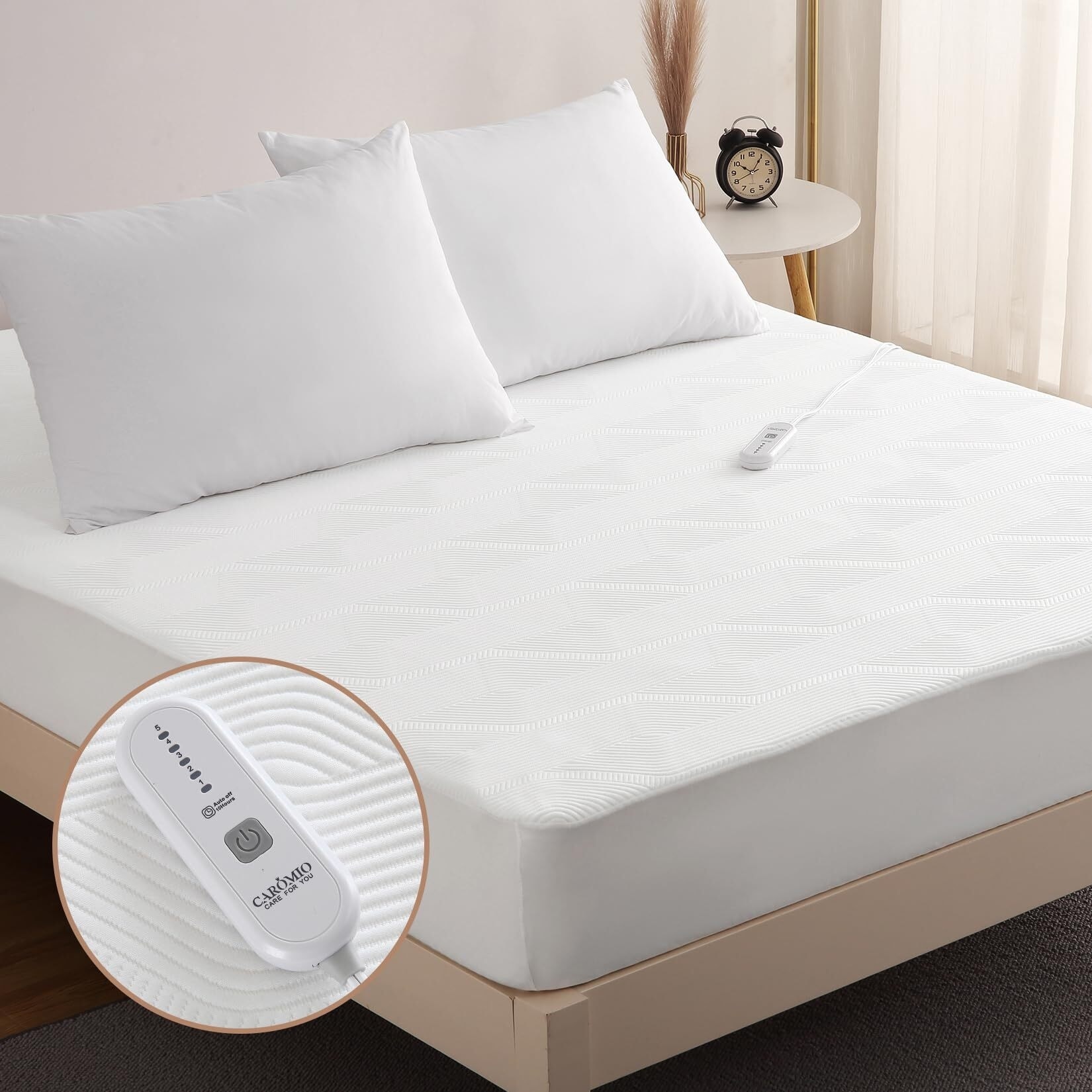 Electric blanket mattress protector shop