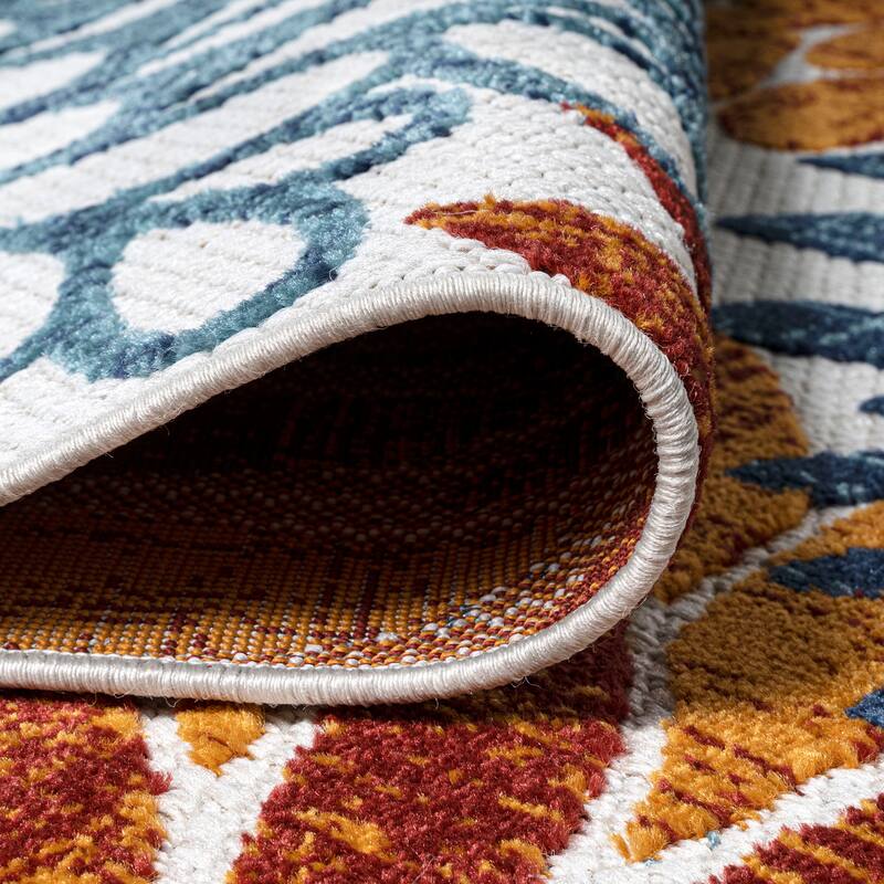 JONATHAN Y Minori Floral Indoor/Outdoor Area Rug