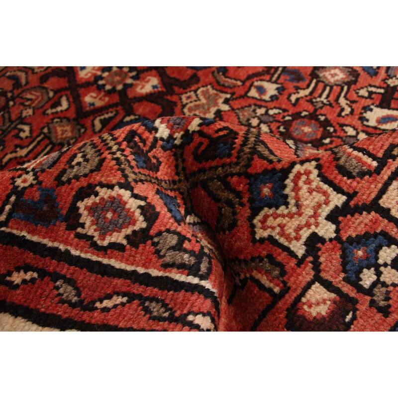 ECARPETGALLERY Hand-knotted Andelz Light Red Wool Rug - 3'8 x 11'1