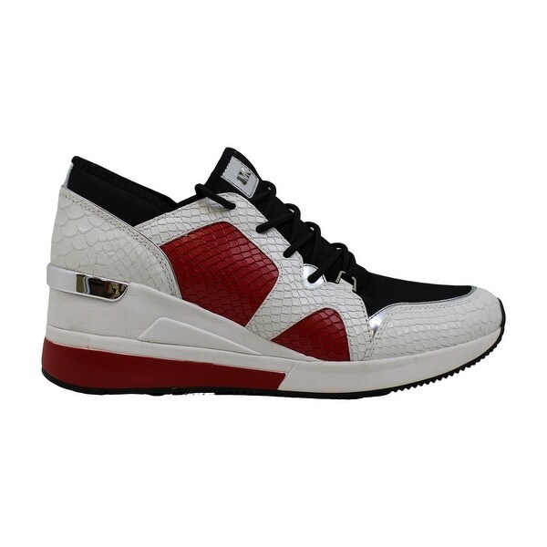 michael kors liv trainer sneakers oxblood