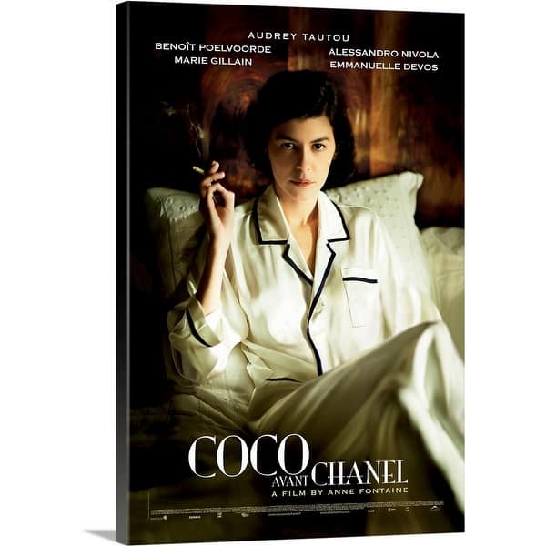 Coco Avant Chanel - Movie Poster - Canadian Canvas Wall Art - Bed