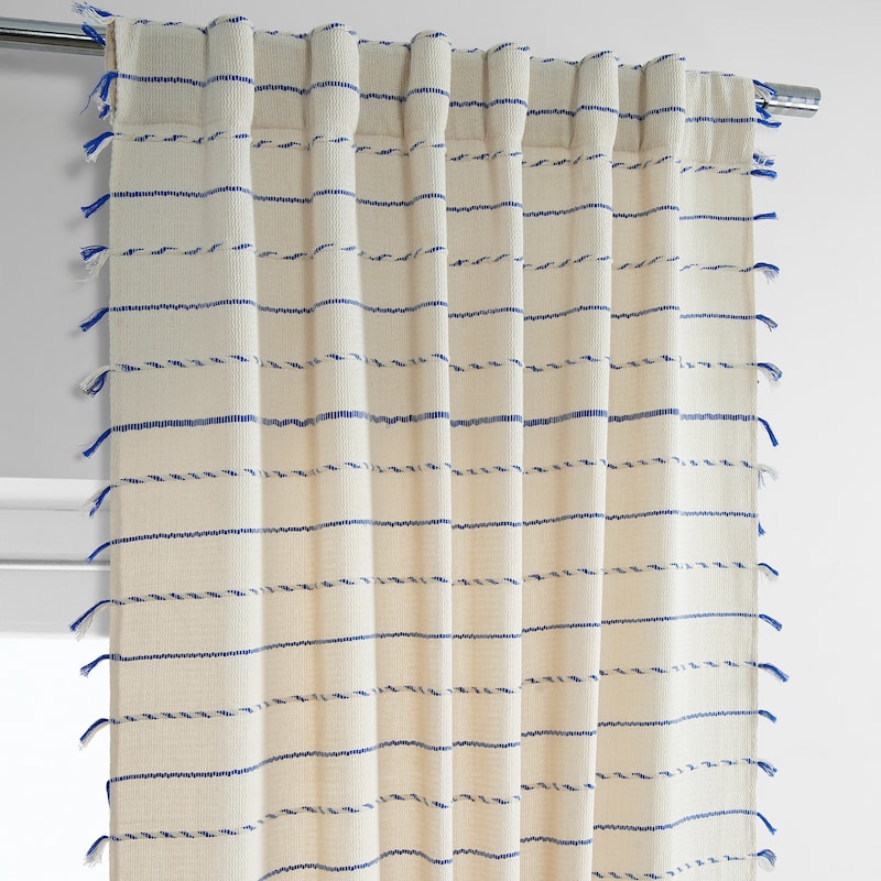 Exclusive Fabrics Loom Woven Sheer Cotton Curtain (1 Panel)