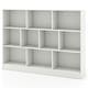preview thumbnail 2 of 21, 41 inches Wooden Toy Storage Organizer with 10 Cubes for Classroom Daycare Nursery Kindergarten - 55" x 9.5" x 41" (L x W x H)