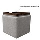 preview thumbnail 29 of 66, HomePop Storage Ottoman with Tray Top