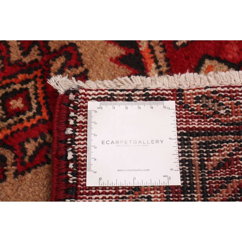 ECARPETGALLERY Hand-knotted Konya Anatolian Brown, Red Wool Rug - 3'8 x 6'9