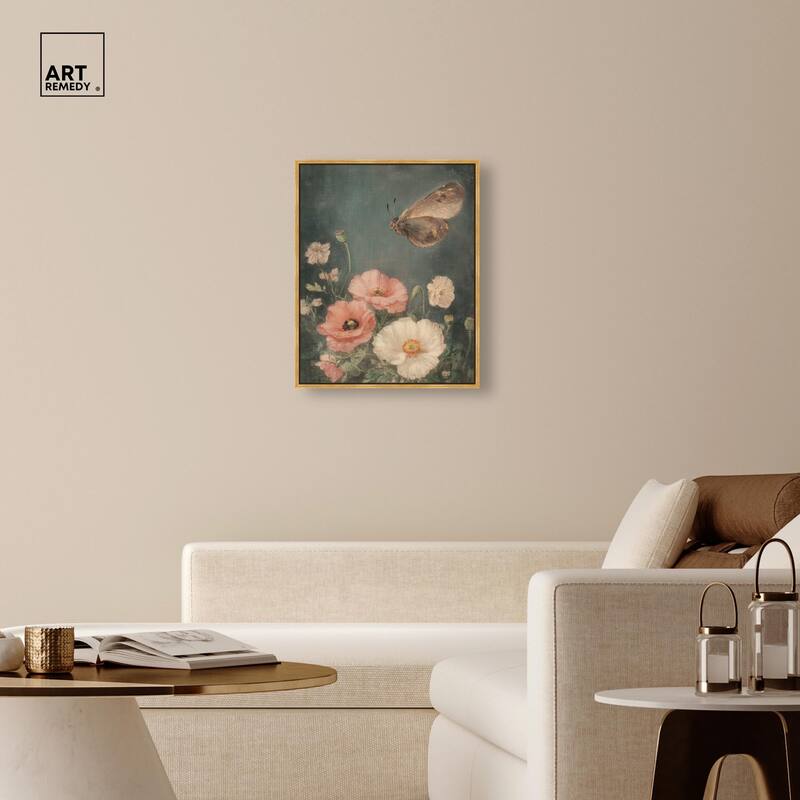 Shadowed Flutter II Canvas by Art Remedy
