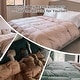 preview thumbnail 11 of 13, Medium Warmth 300TC Organic Cotton Down Comforter - 100% Natural, Chemical-Free, All Season Duvet Insert