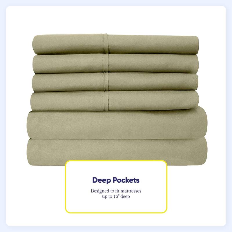 RV Queen 6-Piece Bed Sheet Set