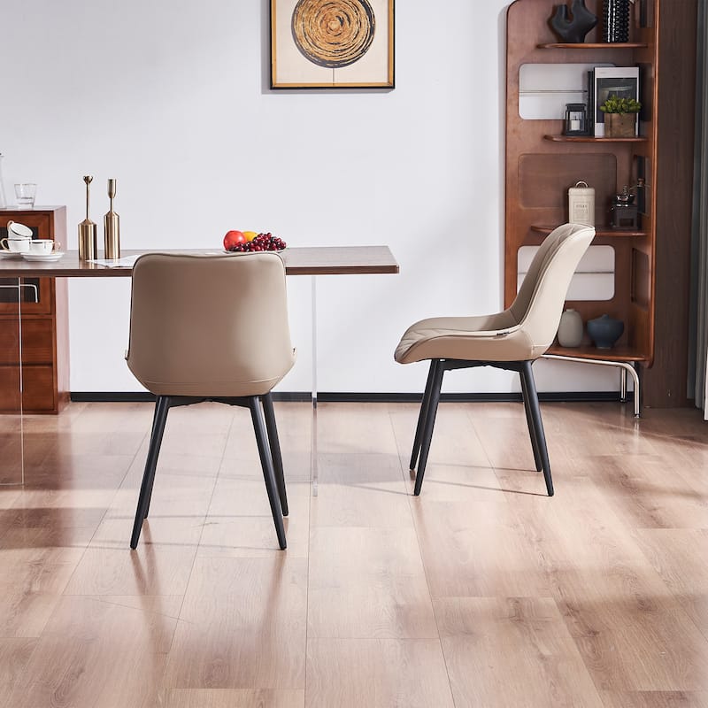 Modern Dining Chairs Set of 2 Upholstered Dining Room Chairs