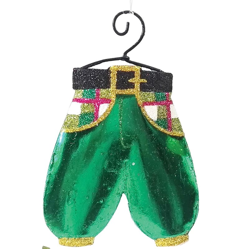 Leprechaun Clothes St. Patrick's Ornament Decoration, Set of 3 - Set of 3
