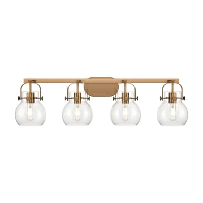 Innovations Lighting 423-4W-10-37 Pilaster II Sphere Vanity Pilaster