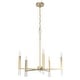 preview thumbnail 2 of 12, Hunter Sunjai 5-Light Chandelier - Dining Room, Foyer - Contemporary, Transitional