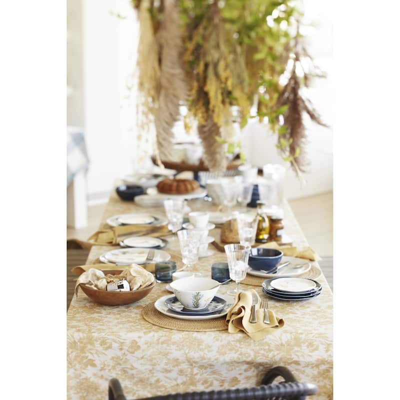 Lenox Wildflower Dinnerware Bowls, Set of 4, White