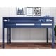 preview thumbnail 14 of 22, JACKPOT Contemporary Low Loft Twin Bed with End Ladder